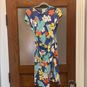 J. McLaughlin Asymmetrical Dress with Floral Print
